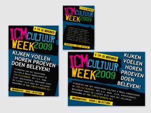 Posters en Flyers ICM Cultuurweek 2009