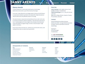Persoonlijke website Danny Arends
